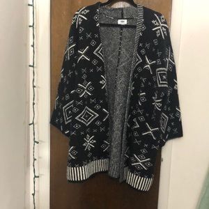Open front cardigan